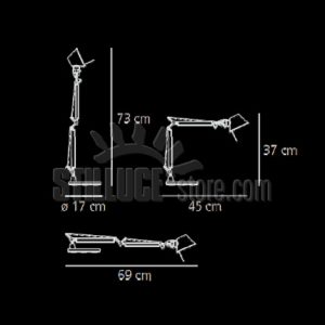 Artemide Tolomeo Micro LED Tavolo - immagine 3