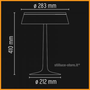 Flos Bon Jour tavolo bianco - immagine 4