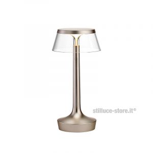 Flos Bon Jour Unplugged tavolo cromo opaco