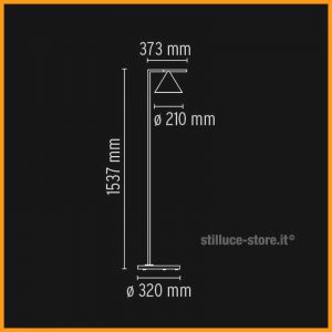 Flos Captain Flint lampada da terra - immagine 2