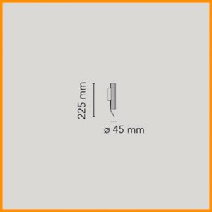 Flos Flauta H225 Riga Lampada da Parete - immagine 3