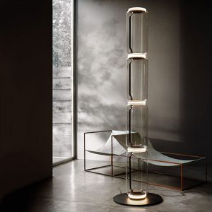 Flos Noctambule Floor 4 High Cylinders Big Base