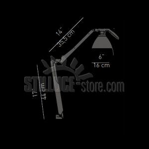 Luceplan Fortebraccio D33N.100 Tavolo ON-OFF - immagine 4