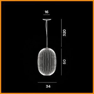 Foscarini Plass Media sospensione - immagine 3