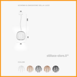 Foscarini Spokes 2 Midi Sospensione - immagine 3