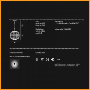 Foscarini Tartan Sospensione - immagine 2