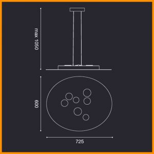 Gea Luce Luna S Sospensione LED - immagine 4