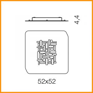 Gea Luce Pixel PM Lampada Parete / Soffitto - immagine 4
