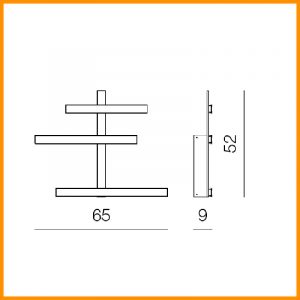 Gea Luce Rake AL parete o soffitto - immagine 3