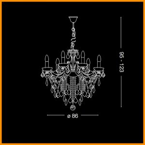 Ideal Lux Florian SP18 Sospensione - immagine 3