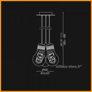 Ideal Lux Luce Max SP3 lampada a sospensione - immagine 3