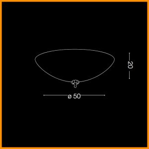 Ideal Lux Shell parete / soffitto - immagine 5