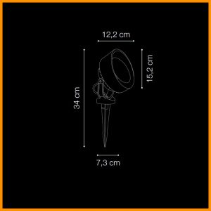 Ideal Lux Litio faretto con picchetto - immagine 4