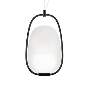 kundalini-lanna-sospensione-nera-stilluce-store-bergamo