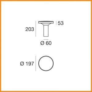 LineaLight My White Bond lampada da terra per esterno - immagine 3