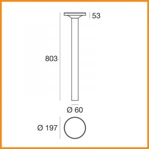 LineaLight My White Bond lampada da terra per esterno - immagine 5