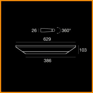 LineaLight Circular parete 62 Led - immagine 4