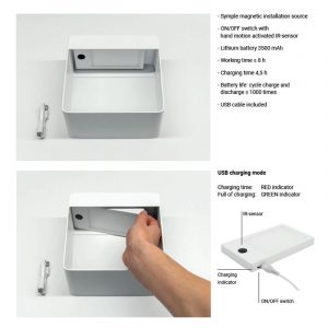 LineaLight Dama lampada da tavolo ricaricabile - immagine 9