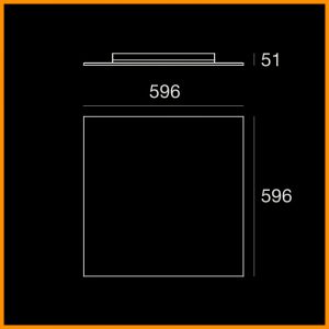 LineaLight Dublight LED 42W Plafoniera - immagine 4