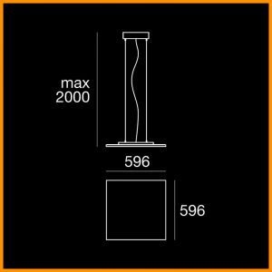 LineaLight Dublight LED 42W Sospensione - immagine 3