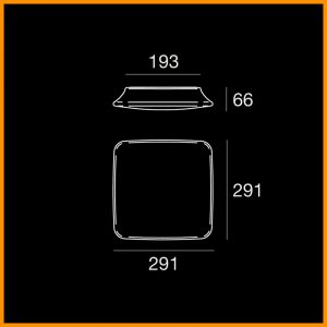 LineaLight My White out Quadra LED - immagine 3