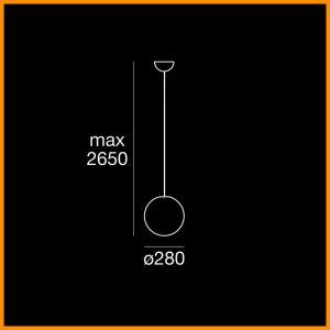 LineaLight Oh! P Sospensione IP20 E27 - immagine 4