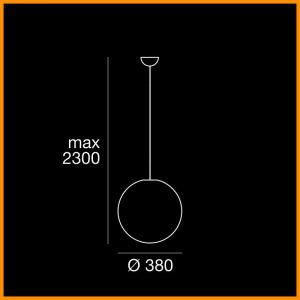 LineaLight Oh! P Sospensione IP20 E27 - immagine 5