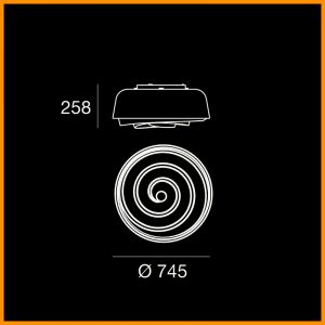 LineaLight Rose Plafoniera Grande - immagine 2