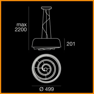 LineaLight Rose Sospensione - immagine 2
