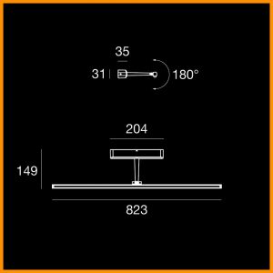 LineaLight Straight W parete Grande - immagine 3
