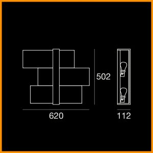 LineaLight Triad Parete/Soffitto 62x51,7 - immagine 2