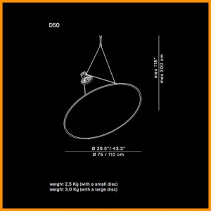 Luceplan Amisol 75 Sospensione D91 - immagine 5