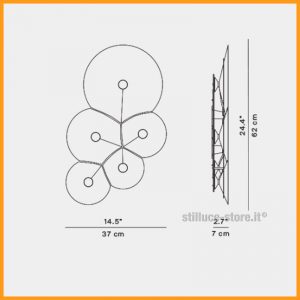 Luceplan Bulbullia Parete D95A5 - immagine 4