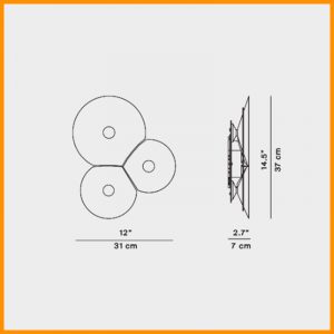 Luceplan Bulbullia Parete D95A3 - immagine 2