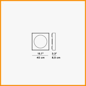 Luceplan Cassette 40 LED Parete o Soffitto - immagine 3