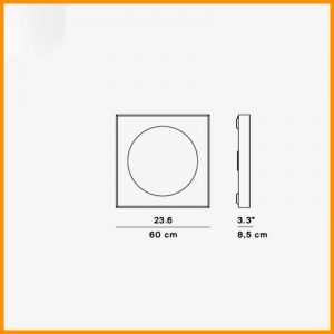 Luceplan Cassette 60 LED Parete o Soffitto - immagine 3