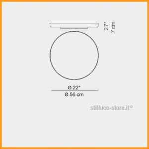Luceplan Compendium Plate Parete/Soffitto D81P - immagine 5