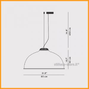 Luceplan Farel Sospensione D96 - immagine 4