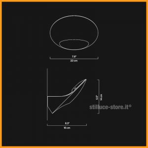 Luceplan Garbì Parete D90 - immagine 2