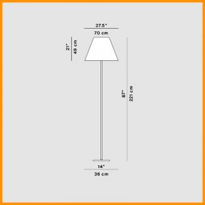 Luceplan Grande Costanza Open Air - immagine 3
