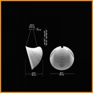 Luceplan Illan Sospensione 100 D82S3 - immagine 3