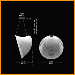 Luceplan Illan Sospensione 80 D82S2 - immagine 4