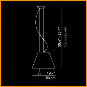 Luceplan Lady Costanza Sospensione D13E sas. - immagine 4