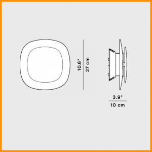 Luceplan Luthien Lampada parete LED - immagine 4