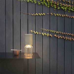 Luceplan Nui Mini lampada tavolo ricaricabile - immagine 4