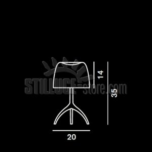 Foscarini Lumiere Tavolo Piccola Dimmer - immagine 3