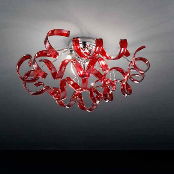 metallux-astro-parete-soffitto-d-50-rosso-stilluce-store-bergamo