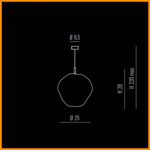 Metallux Saxa sospensione d. 25 - immagine 4