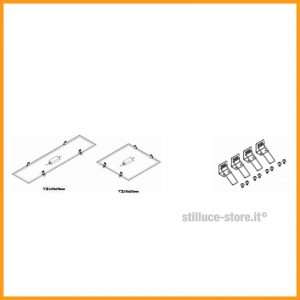 Novalux The Panel Accessorio Kit molle per installazione ad incasso cod. 16215.99