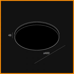 Novalux Luna Tondo 400 parete o soffitto LED - immagine 2